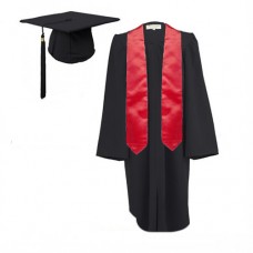 10 x Children's Graduation Gown and Stole Sets in Matt Finish (7-13yrs)